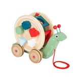 Houten Trekfiguur Vormenstoof - Slak | Fantastic Gifts Shop