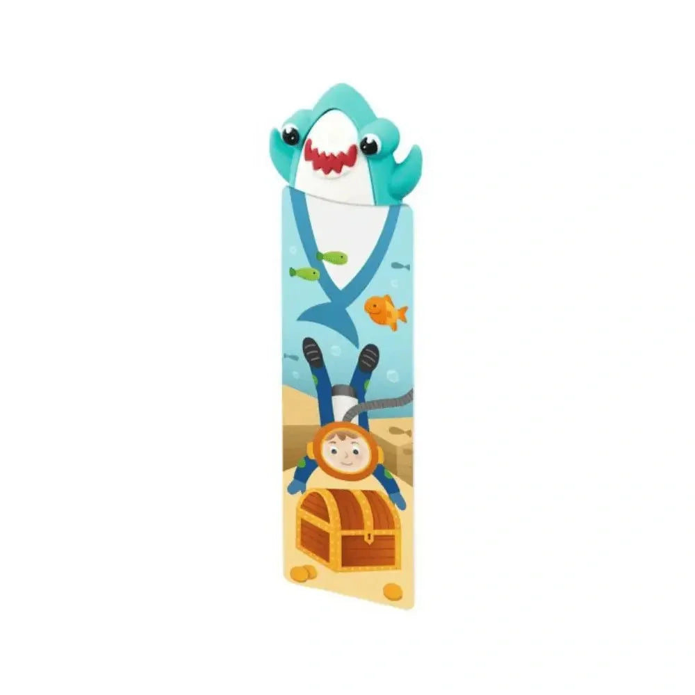 3D Boekenlegger "Haai"