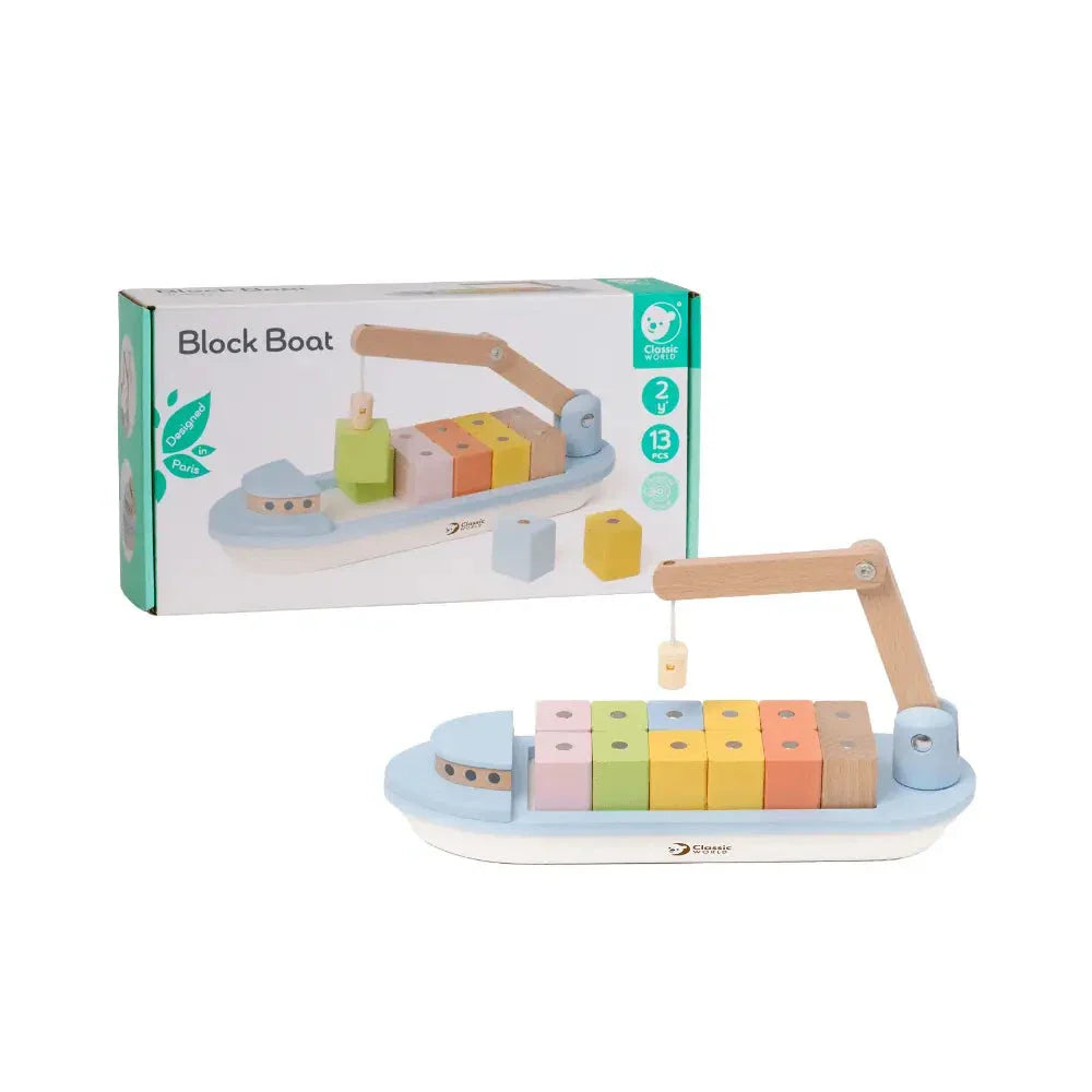 Houten Blokkenboot