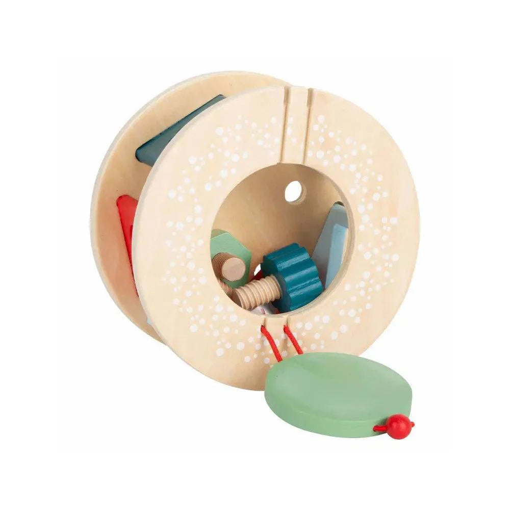 Houten Trekfiguur Vormenstoof - Slak | Fantastic Gifts
