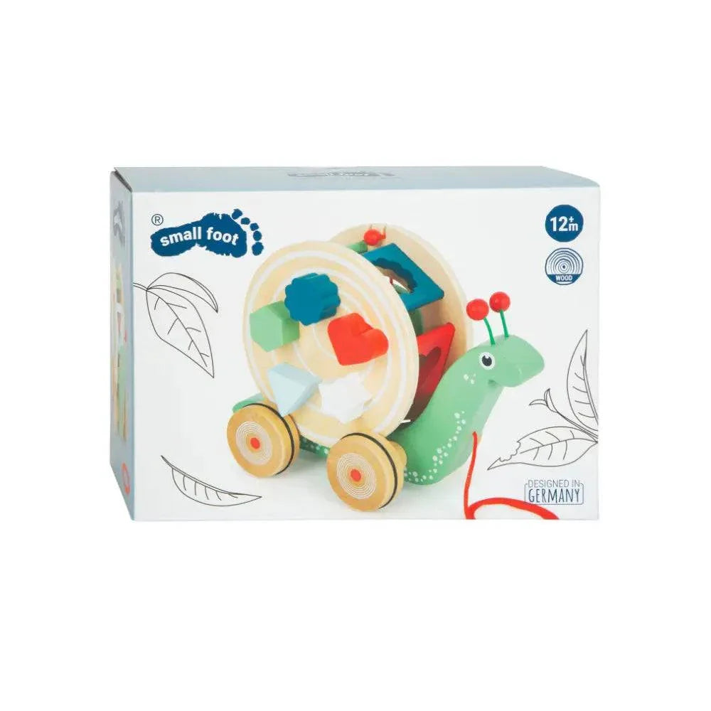 Houten Trekfiguur Vormenstoof - Slak | Fantastic Gifts