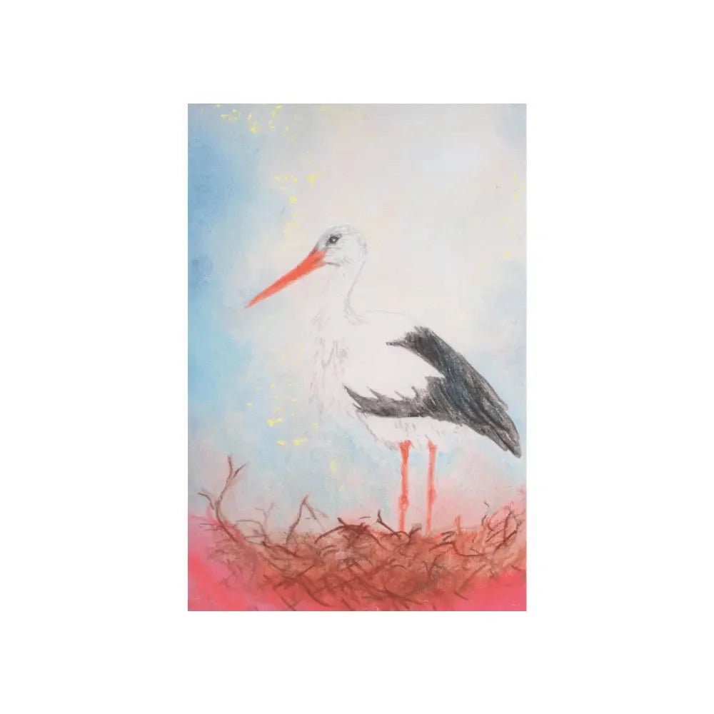 Kaart - Ooievaar | Fantastic Gifts