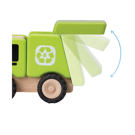 Wonderworld Houten Mini-Vuilniswagen