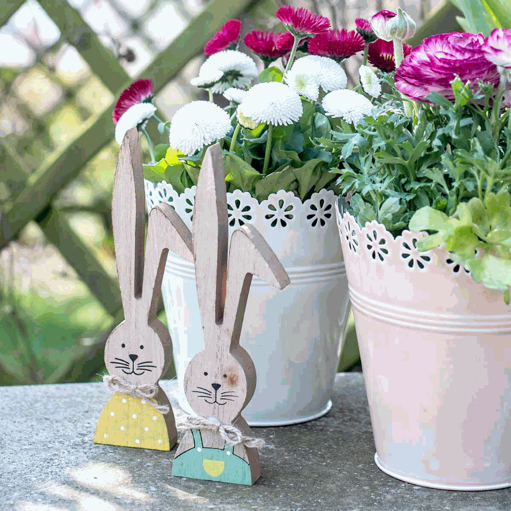 Houten Paashazen 19 cm | Fantastic Gifts Shop