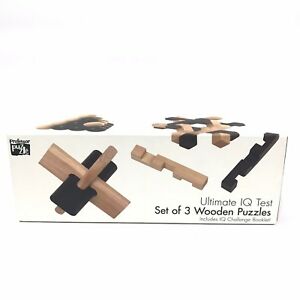 Set of 3 Wooden Puzzles